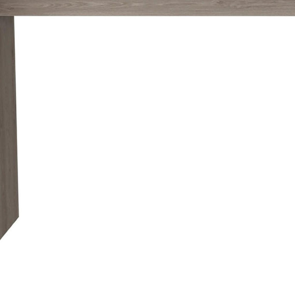 HomeRoots 60" Light Gray Wood L-Shaped Writing Desk - Modern Workspace with Ample Storage for Home Office Use 535155