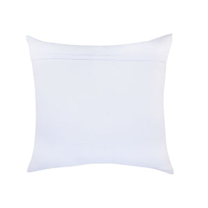 Homeroots Set Of Four 18" X 18" Blue Beach Chevron Cotton Zippered Pillow Blue  535276