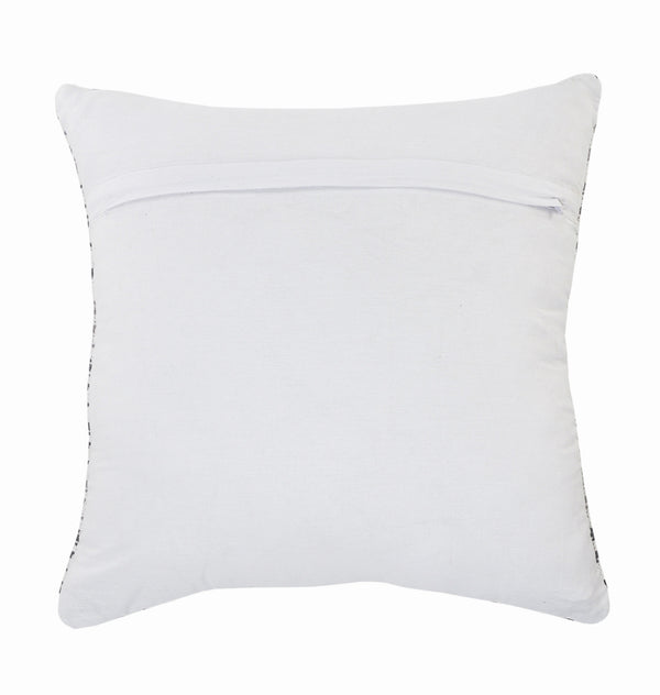 Homeroots Set Of Four 18" X 18" Blue Beach Chevron Cotton Zippered Pillow Blue And Beige  535277