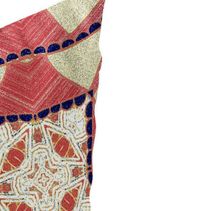 Homeroots Set Of Two 16" X 16" Yellow And White Blown Seam Eclectic Indoor Outdoor Throw Pillow  Polyester 535577