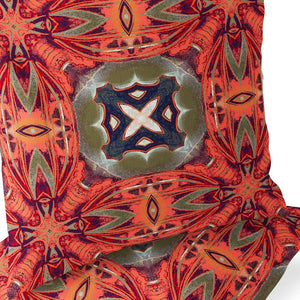 Homeroots Set Of Two 16" X 16" Pink And Green Blown Seam Floral Indoor Outdoor Throw Pillow  Polyester 535587