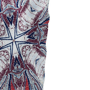 Homeroots Set Of Two 16" X 16" Blue And Gray Blown Seam Floral Indoor Outdoor Throw Pillow  Polyester 535591