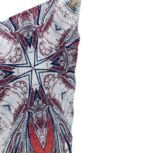 Homeroots Set Of Two 16" X 16" Blue And Gray Blown Seam Floral Indoor Outdoor Throw Pillow  Polyester 535591