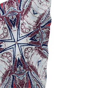 Homeroots Set Of Two 16" X 16" Blue And Gray Blown Seam Floral Indoor Outdoor Throw Pillow  Polyester 535591