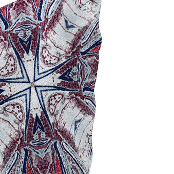 Homeroots Set Of Two 16" X 16" Blue And Gray Blown Seam Floral Indoor Outdoor Throw Pillow  Polyester 535591