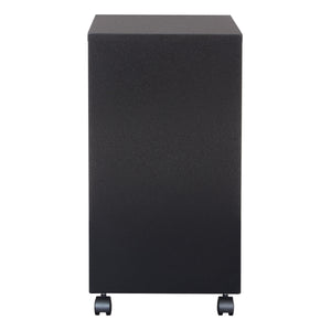 OSP Home Furnishings Metal File Cabinet Black