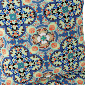 Homeroots Set Of Two 16" X 16" Blue And Purple Blown Seam Floral Indoor Outdoor Throw Pillow  Polyester 535612