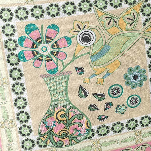 Homeroots Set Of Two 16" X 16" Beige And Pink Peacock Blown Seam Floral Indoor Outdoor Throw Pillow  Polyester 535675