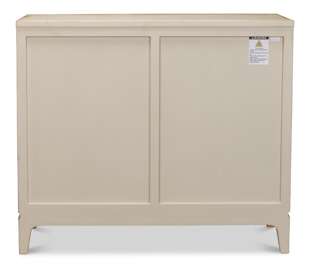 Sarreid Peyton 2 Door Commode In Elegant Sage Finish - Stylish Pine Wood Storage For Your Bathroom Décor Green  53577-4