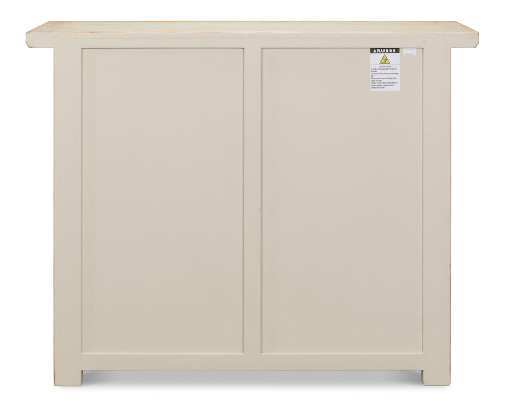 Sarreid Isla Entrance Commode In Sage Finish - Elegant Pine Wood Design For Stylish Home Interiors Green  53584-4