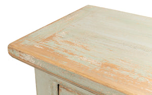 Sarreid Isla Entrance Commode In Sage Finish - Elegant Pine Wood Design For Stylish Home Interiors Green  53584-4