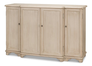 Sarreid Entree' Sideboard In Stone Grey Finish - Stylish Pine Storage Solution For Modern Homes Grey  53585-1