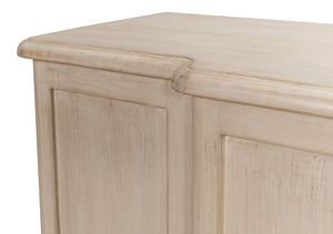 Sarreid Entree' Sideboard In Stone Grey Finish - Stylish Pine Storage Solution For Modern Homes Grey  53585-1