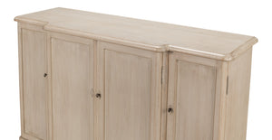 Sarreid Entree' Sideboard In Stone Grey Finish - Stylish Pine Storage Solution For Modern Homes Grey  53585-1