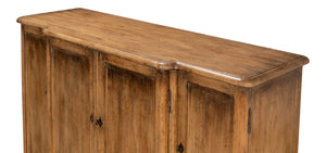 Sarreid Entree' Sideboard In Rich Brown Pine Finish - Stylish Storage Solution For Modern Homes & Decor Brown  53585-2