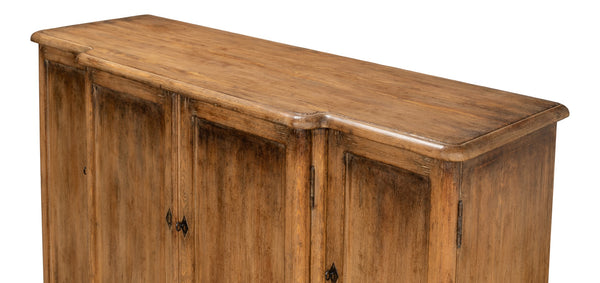 Sarreid Entree' Sideboard In Rich Brown Pine Finish - Stylish Storage Solution For Modern Homes & Decor Brown  53585-2