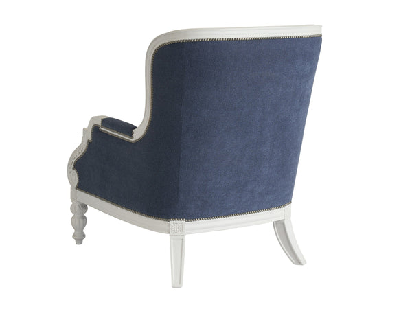Lexington Barclay Butera Kamari Chair - Elegant Custom Upholstery With Ultra Down Cushion, Nailhead Trim & Artisan Design   5358-11-40