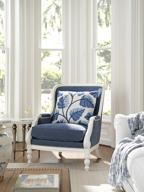 Lexington Barclay Butera Kamari Chair - Elegant Custom Upholstery With Ultra Down Cushion, Nailhead Trim & Artisan Design   5358-11-40