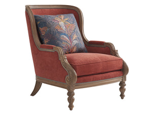 Lexington Barclay Butera Kamari Chair - Elegant Custom Upholstery With Ultra Down Cushion, Nailhead Trim & Artisan Design   5358-11-41