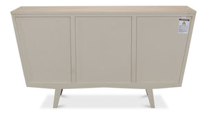 Sarreid Ribbed 9 Drawer Commode In Stone Grey - Stylish Pine Wood Storage Solution For Any Room Grey  53590-1