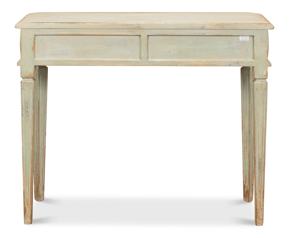 Sarreid Cora Lamp Table Sage - Stylish Pine Accent For Your Home, Perfect For Living Room Or Bedroom Decor Green  53595-4