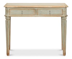 Sarreid Cora Lamp Table Sage - Stylish Pine Accent For Your Home, Perfect For Living Room Or Bedroom Decor Green  53595-4
