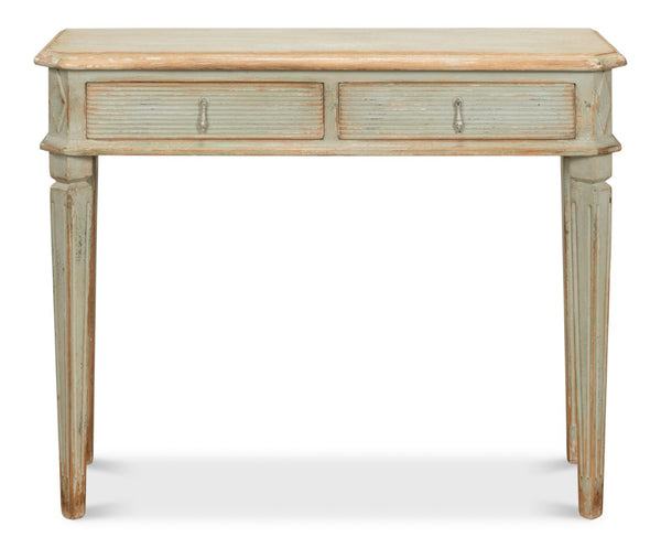 Sarreid Cora Lamp Table Sage - Stylish Pine Accent For Your Home, Perfect For Living Room Or Bedroom Decor Green  53595-4