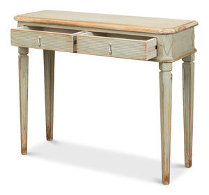 Sarreid Cora Lamp Table Sage - Stylish Pine Accent For Your Home, Perfect For Living Room Or Bedroom Decor Green  53595-4