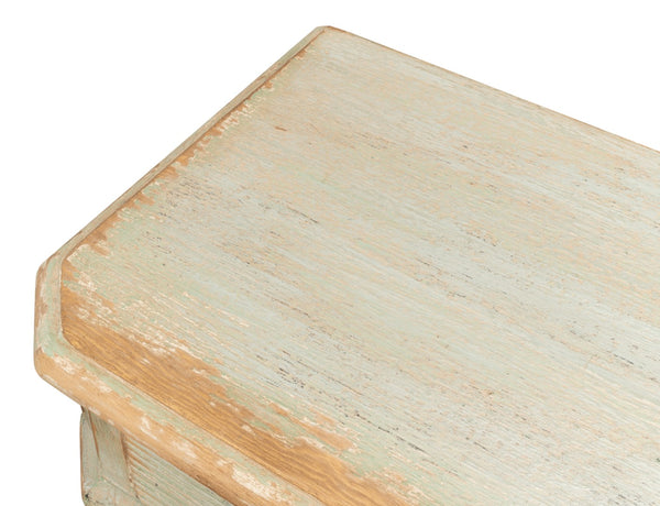 Sarreid Cora Lamp Table Sage - Stylish Pine Accent For Your Home, Perfect For Living Room Or Bedroom Decor Green  53595-4