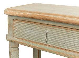 Sarreid Cora Lamp Table Sage - Stylish Pine Accent For Your Home, Perfect For Living Room Or Bedroom Decor Green  53595-4