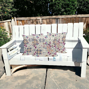 HomeRoots Set of Three 16" Pink & White Peacock Throw Pillows - Indoor/Outdoor Comfort with Charming Style 535991