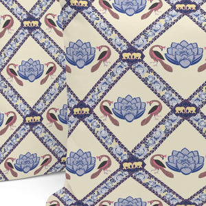 Homeroots Set Of Three 16" X 16" Blue And Brown Peacock Blown Seam Floral Indoor Outdoor Throw Pillow  Polyester 536046