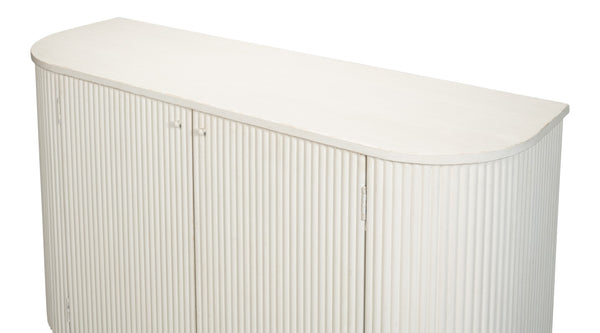 Sarreid Halle Antique White Demilune Table - Elegant Pine Entryway Furniture For Timeless Home Decor White  53605-3