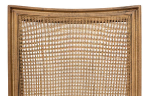 Sarreid Boyd Side Chair Set Of 2 - Stylish Blue Fabric Upholstery With Durable Solid Ash Frame Design Blue  53609