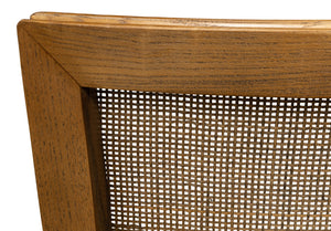 Sarreid Boyd Side Chair Set Of 2 - Stylish Blue Fabric Upholstery With Durable Solid Ash Frame Design Blue  53609