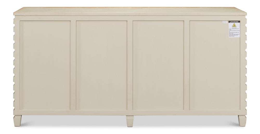 Sarreid Tristen Sideboard Sage - Elegant Pine Storage Solution With Stylish Finish For Modern Interiors Green  53612-4