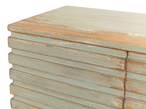 Sarreid Tristen Sideboard Sage - Elegant Pine Storage Solution With Stylish Finish For Modern Interiors Green  53612-4