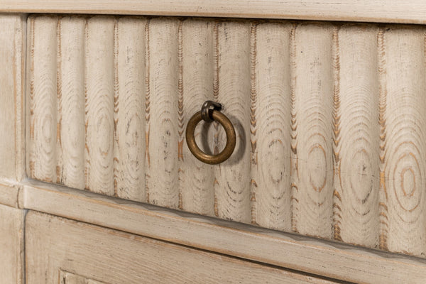 Sarreid Inspire Stone Grey Desk - Stylish Pine Finish For Modern Home Office & Creative Workspaces Grey  53616-1