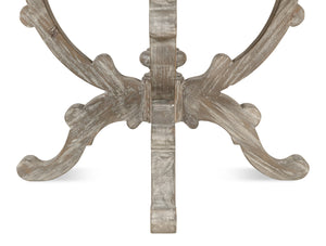 Sarreid Golightly Dining Table - Moonskin Finish Pine Table For Elegant Dining & Stylish Home Décor Grey  53621-g