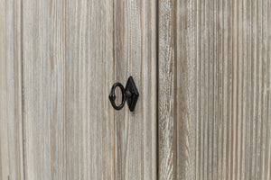 Sarreid Shepherd Bungalow Buffet In Moonskin Finish - Elegant Pine Storage Solution For Your Home Decor Grey  53622-g