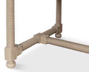 Sarreid Jurow Equestrian Dining Table In Barn Grey - Stylish Pine Design For Rustic Charm & Elegance Grey  53624-i