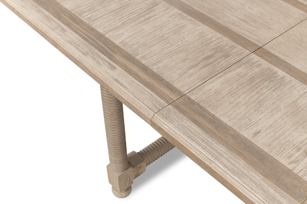 Sarreid Jurow Equestrian Dining Table In Barn Grey - Stylish Pine Design For Rustic Charm & Elegance Grey  53624-i