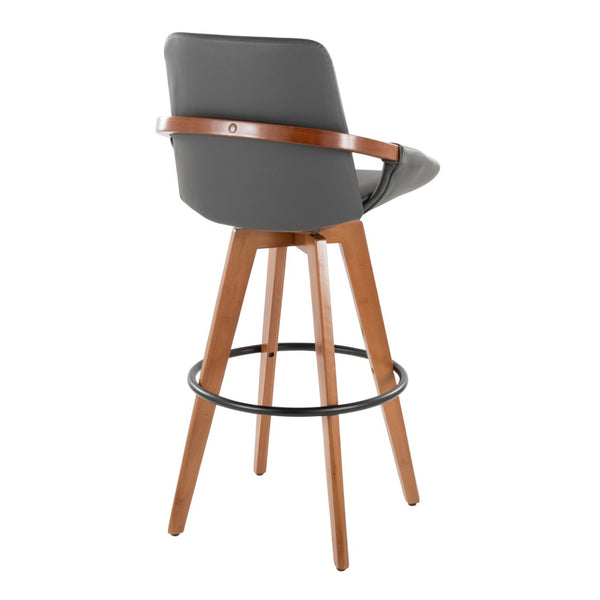 English Elm Dining/accent Chair Solid Wood Tapered Legs Cream Upholstery Mid-century Modern Seating B202P471172
