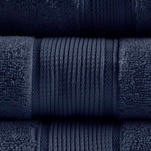 English Elm Ultra-Soft Cotton Bath Sheet Set 34x68 Inch 2-Pack - Plush, Highly Absorbent Towels for Home Spa Comfort Dark Navy 14.5 L x 10.5 W x 9 H B035P294212