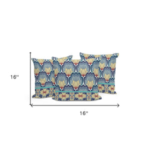HomeRoots Set of Three 16" Gray and Yellow Botanical Throw Pillows for Indoor Outdoor Style and Comfort 536351