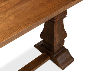 Sarreid Colette Console Table - Elegant Mango Wood With Rich Mocha Finish For Stylish Home Décor Appeal Brown  53646