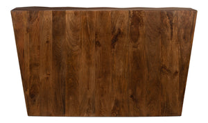 Sarreid Denali Console Table - Elegant Mango Wood With Natural Brown Finish, Perfect For Any Living Space Brown  53647