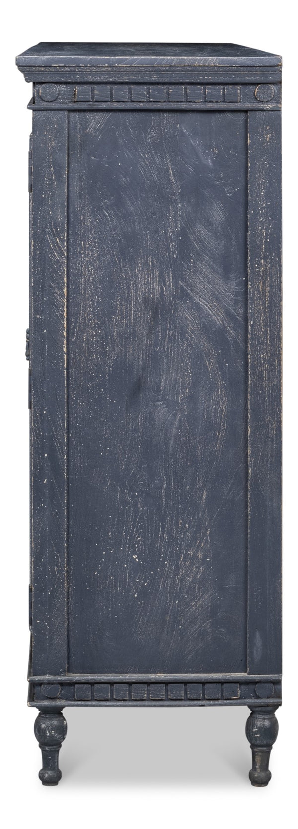 Sarreid Ashlyn Sideboard - Stunning Colonial Blue Finish In Durable Mango Wood For Stylish Storage Solutions Blue  53652