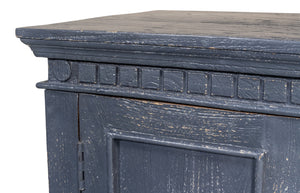 Sarreid Ashlyn Sideboard - Stunning Colonial Blue Finish In Durable Mango Wood For Stylish Storage Solutions Blue  53652