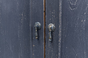 Sarreid Ashlyn Sideboard - Stunning Colonial Blue Finish In Durable Mango Wood For Stylish Storage Solutions Blue  53652